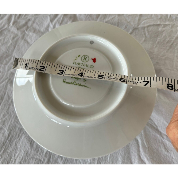 Raynaud Limoges Histoire Naturelle Sauce Boat Sauceboat Gravy w Saucer - Picture 8 of 8